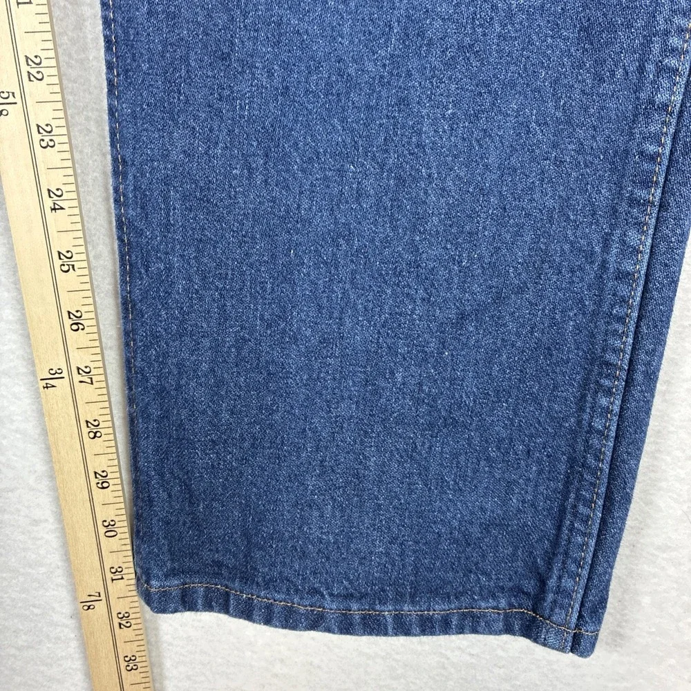 Wrangler 47 MWZ Blue Jeans Mens Size 44 x 32 Regular Fit Straight Leg Western